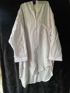 Striped Up-down Shirt Dress for Her 🤩🤩