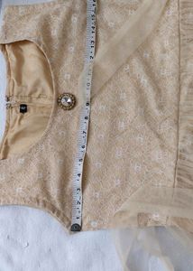 Party Gown With Jacket Set