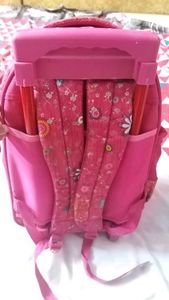 Trolly school bag for girls