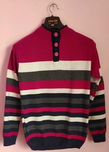 Striped Pullover Sweater