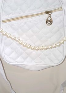 white sling bag