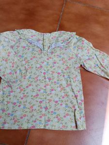 Cute Floral Top for 3-4 years old