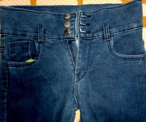 High Waisted Denim Jeans