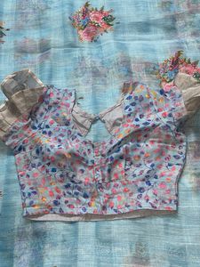 Elegant Floral Saree