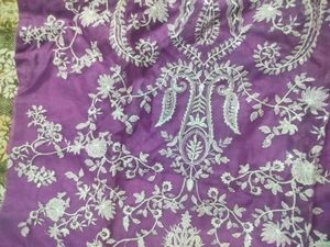 purple pakistani suit