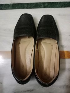 Black Cut Shoes