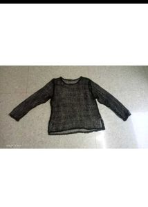 Sequence black party top