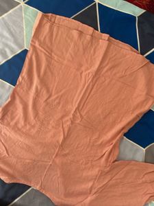 Peach Embroidered Top