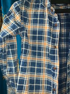 Checked Blue Shirt