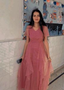 light pink dress