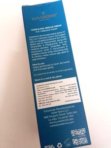 SEALED LuxaDerme Hand and Nail Cream