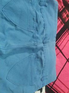 Sky Blue High-Waisted Jeans