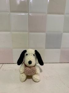 Crochet Snoopy Keychain/bagcharm/car Hanging Charm