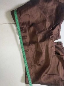 poly silk material Blouse