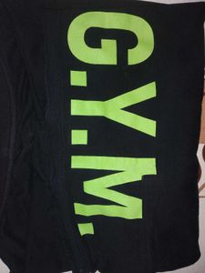 Black GYM Crop Top S size