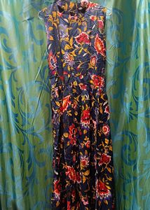 Navy Blue Colour Long Dress/Gown