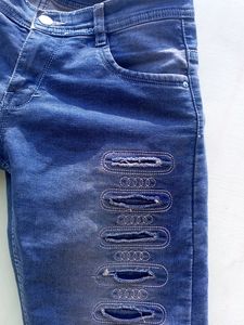 Cotten Blend Half Jeans 👖