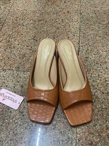 SALE! New Tan Block Heels