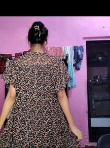 Floral Print Mini Dress