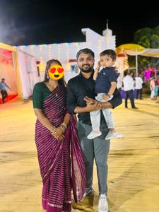 Party  Purple Colour Wear Saree Without Blouse