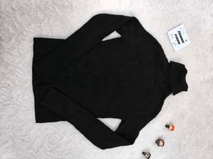 Zara Black Turtleneck Sweater