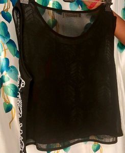 Beaded Sleeveless Top