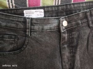Dark Gray Denim Jeans
