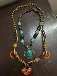 Boho Beaded Necklaces Combo
