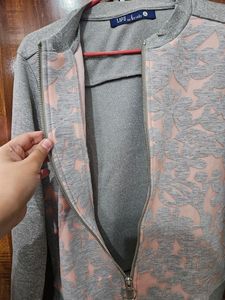 Grey And Pink Jacket