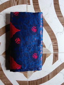 pink and neavy blue colour saree