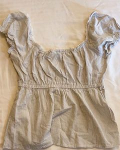 H&amp;m peplum babydoll top