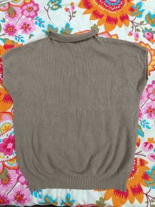 Dark Khaki Korean Knit Top