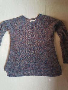 Sweater For Women And Girls With Multi Colour Trea