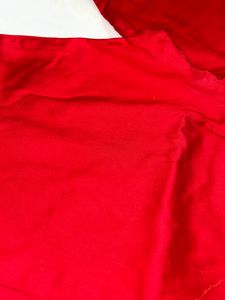 Cotton Red Coloured Stitched Ethnic Pants