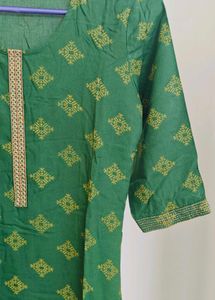 Green Festive Kurta
