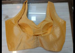 Gold Sleeveless Blouse