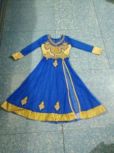 Royal Blue Embroidered Lengha Choli