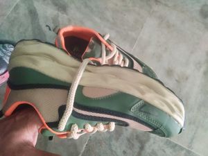 Stylish Green Sneakers