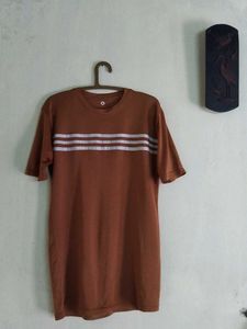 Navy Blue Striped T-Shirt &amp; Brown Stripe T-shirt