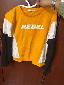 Rebel Graphic Print Top