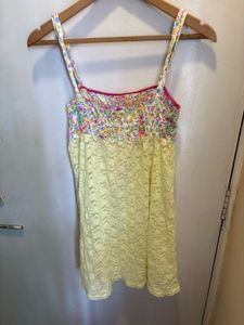 Floral &amp; Lace Cami Top/Dress