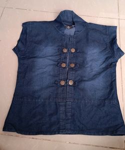 Girl's Denim Light Weight Jacket