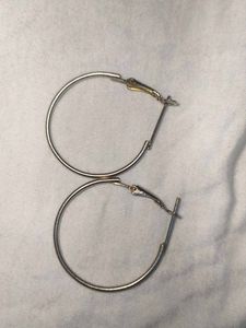 Silver Hoop Earrings