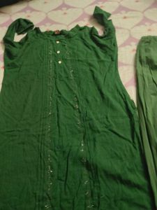 Green Kurta Set