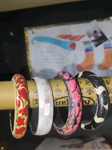 Lac Bangles &amp; Bracelets Set of 4