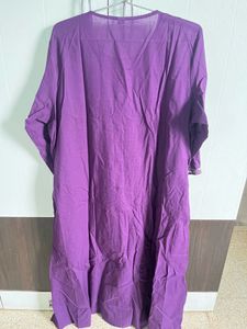 Purple Kurta Set