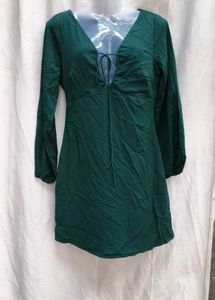 91610. Green Mini Dress