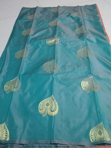 Elegant Teal Saree