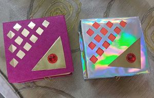 Set Of Two Beautiful Box Square Shaped