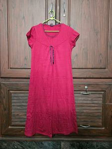 Red Casual Dress ...maxi homewear